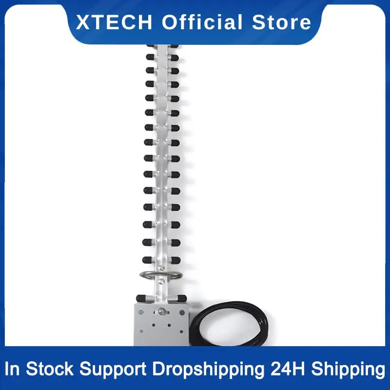 

XTECH High Gain 25Dbi 2.4G Outdoor For Yagi Antenna With RP-SMA Connector Directional Booster Amplifier Modem Cable