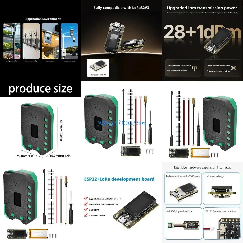L8RC Advanced Low Energy Long Ranging ESP32 Board Including 16MB Flash 2MB PSRAM Suitable For Complex IoT Prototyping Projects