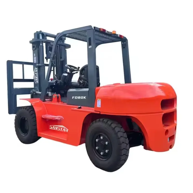 Sanstar Robust and Powerful Forklift 8 Ton Perfect for a Variety of Tough Environments for Sale