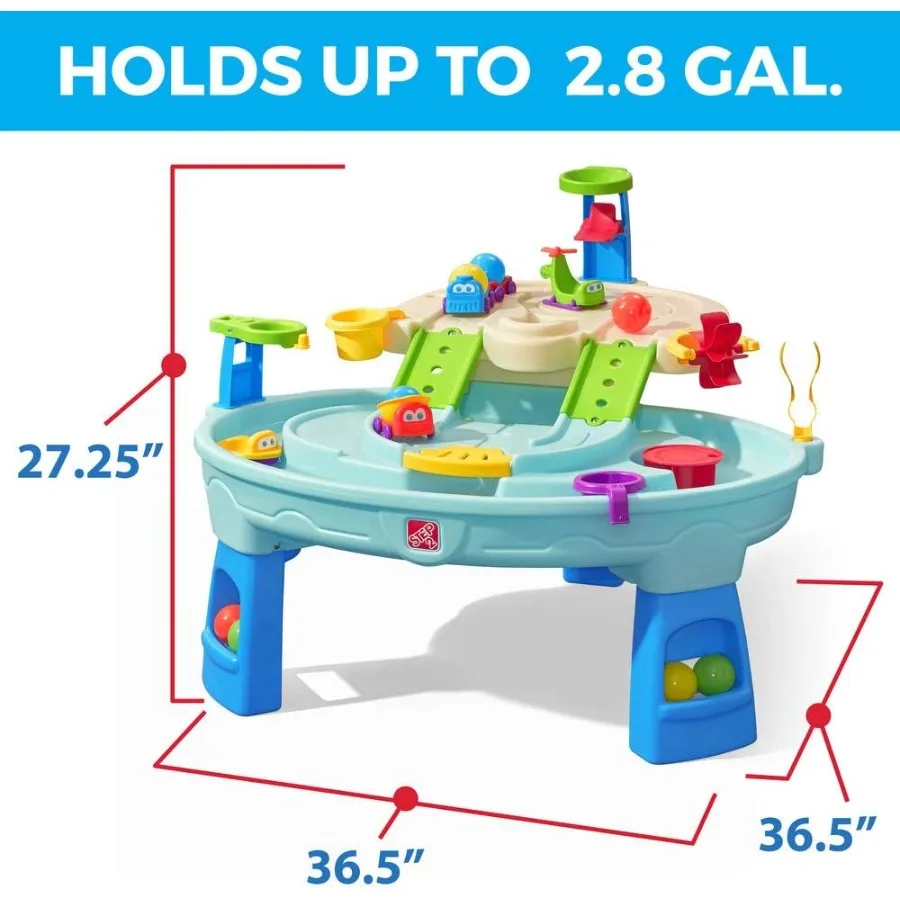 Ball Buddies Adventure Center Tavolo ad acqua per bambini, Tavolo sensoriale ad acqua per bambini per interni ed esterni, 1,5+ anni, 23 Pi