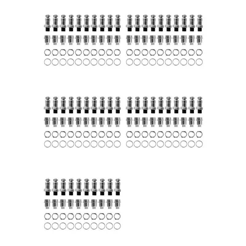 A93E-50Set 7 Pin 12Mm Aviation Connector Male + Female Circular Air Socket Plug Electrical Wire Panel Connector