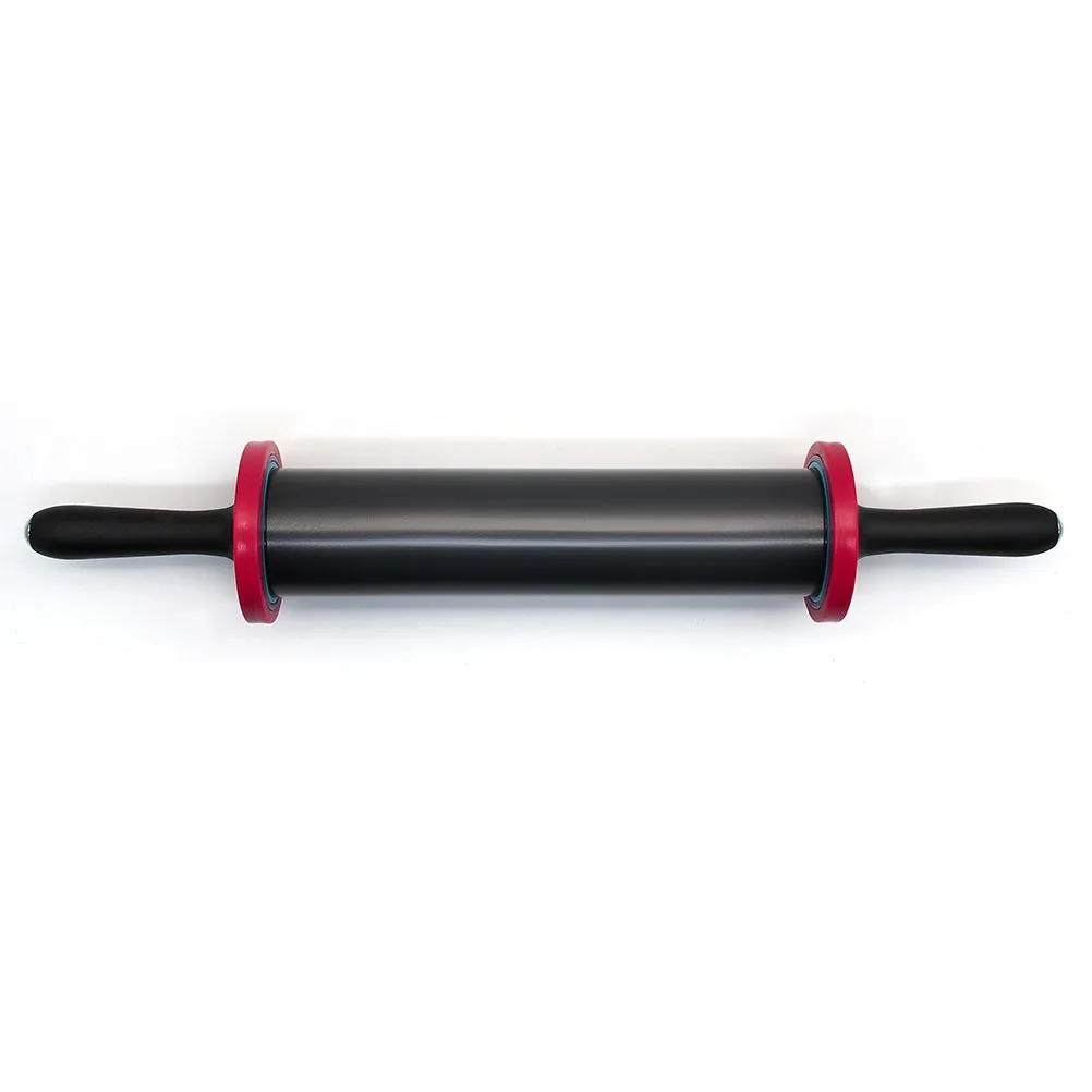 

Rolling Pin Stainless Steel Adjustable 19 Inch Dough Roller 3 Thickness Rings Removable Baking Tool for Cookies