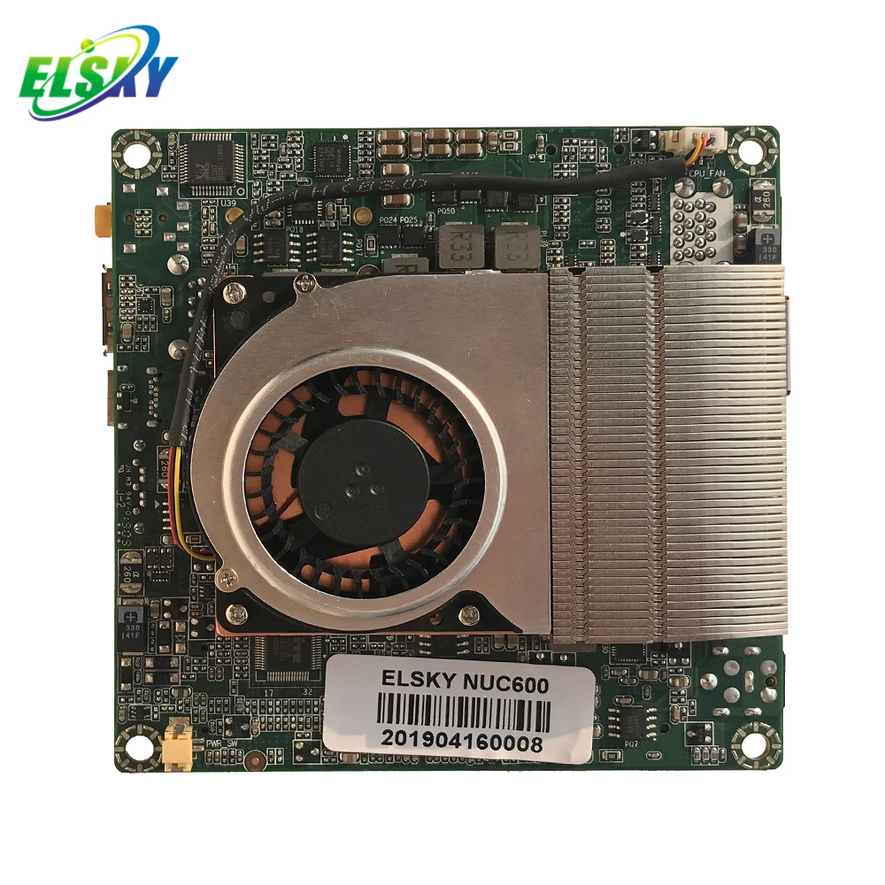 ELSKY Hot Sale I5 6200U 10*10CM Motherboard for Computer Skylake 4K Type-C Ddr4 Motherboard 32GB RAM M.2 SSD 4USB3.0 for Nuc Pc