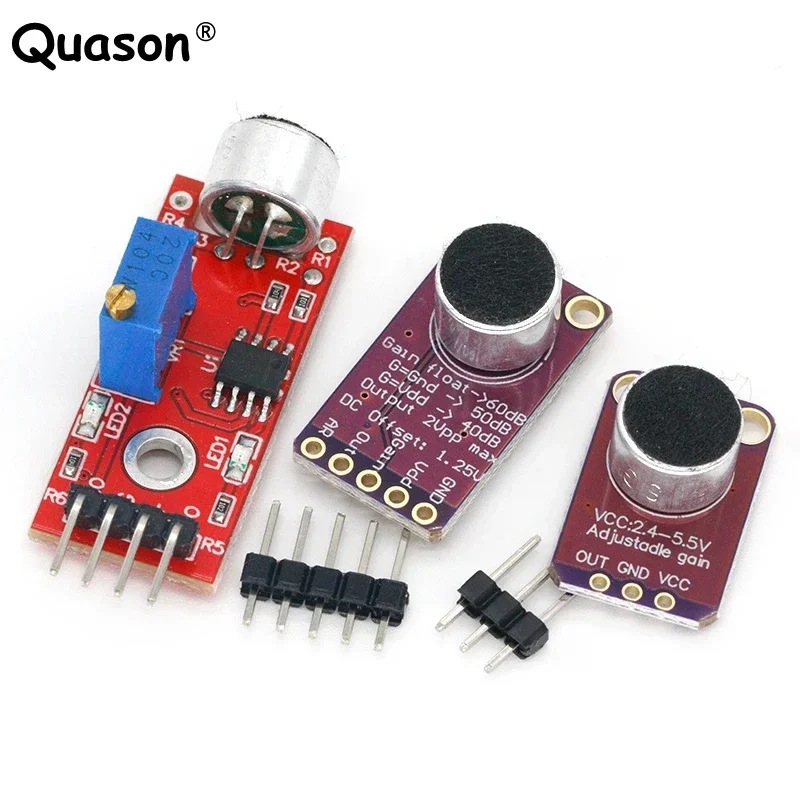 Amplificatore per microfono a elettrete Modulo stabile MAX9814 Controllo automatico del guadagno MAX4466