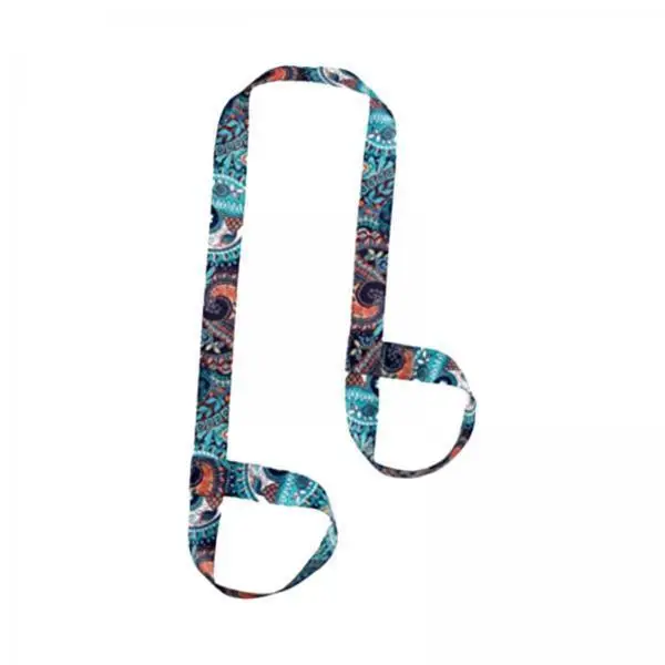 Multipurpose Yoga Carry Strap Adjustable Polyester Mat Holder Elastic Stretch Band for Pilates and Fitness