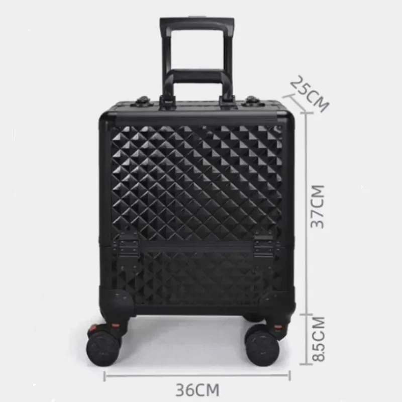 

Upgrade Electric Pull Rod Tattoo Semi-permanent Toolbox Professional Micro Plastic Beauty Nail Beauty Ciliary Follow Makeup Case