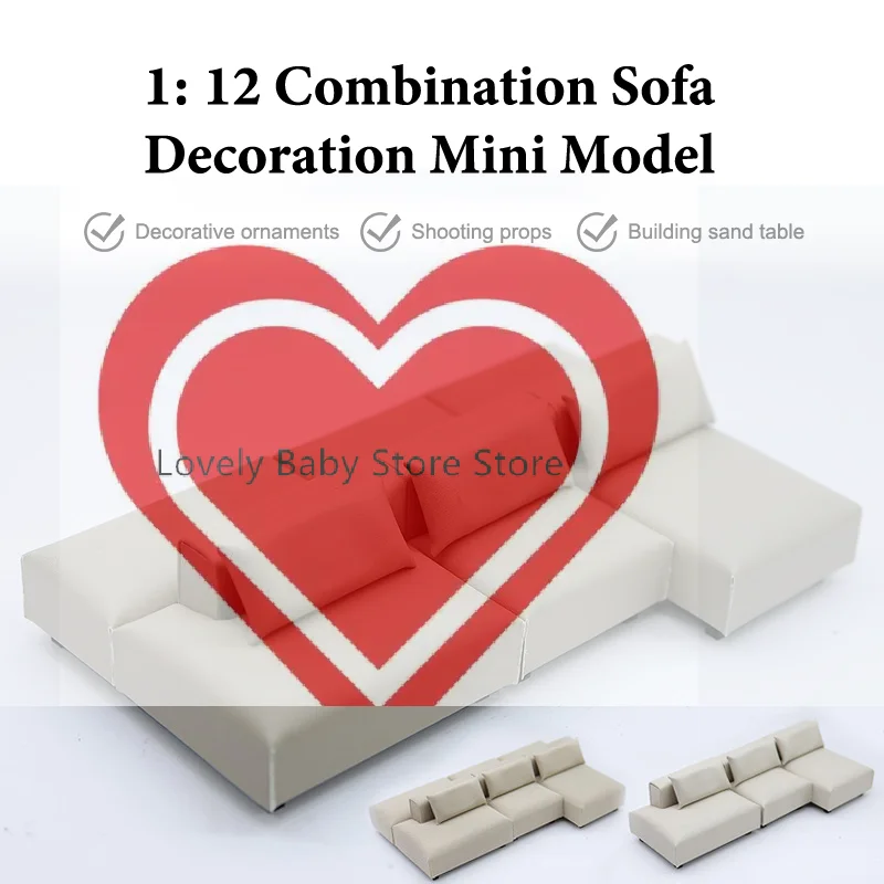 

Миниатюрная модель дивана для кукольного домика, декоративная мебель для кукольного дома, аксессуары для гостиной, игрушки для ролевых игр