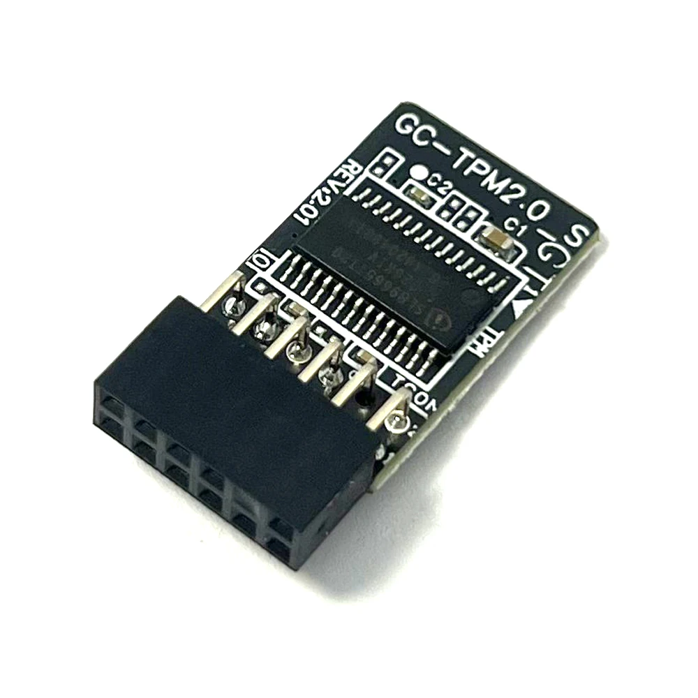 GC-TPM2.0_S 12pin-1 LPC TPM Security SLB9665 Module For GIGABYTE X299/X299X/A520/A520M Series X299X  MASTER/ X299 DESIGNARE