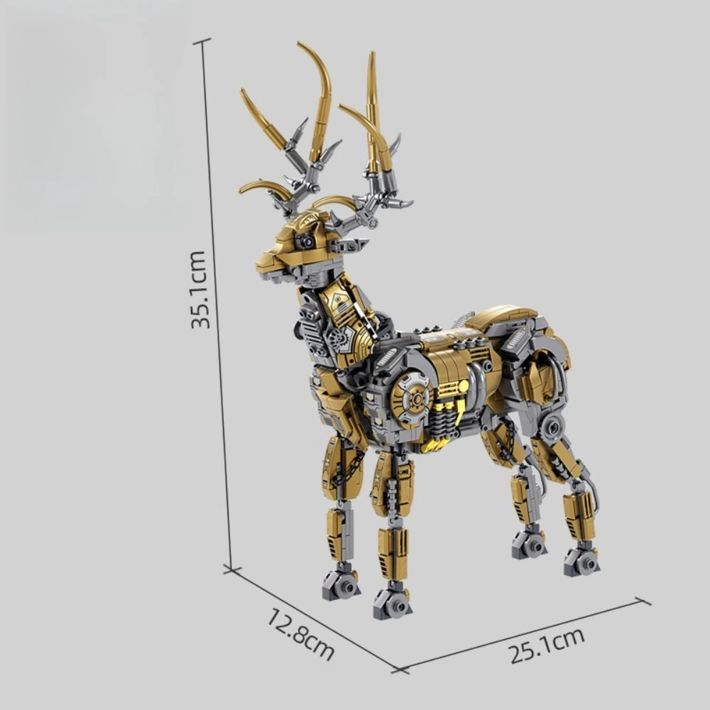 GSF 924PCS MOC Tecnico Alce Modello Cervo Building Blocks Meccanico Animale Mattoni Set Città Costruzione di Giocattoli per I Bambini