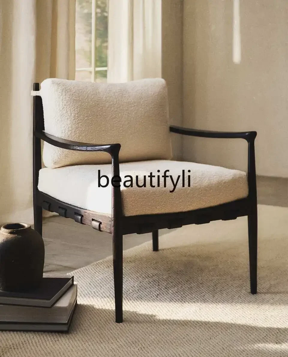 yj9 European fashion home living room beaded leather mat wooden single sofa