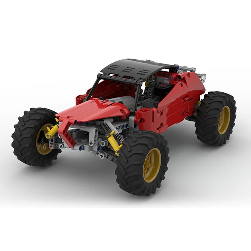 Speed Racing Car Model MOC Building Bricks Beach Off-Road Vehicle Modular Technology Children Holiday Gifts Assemble Toy Suit