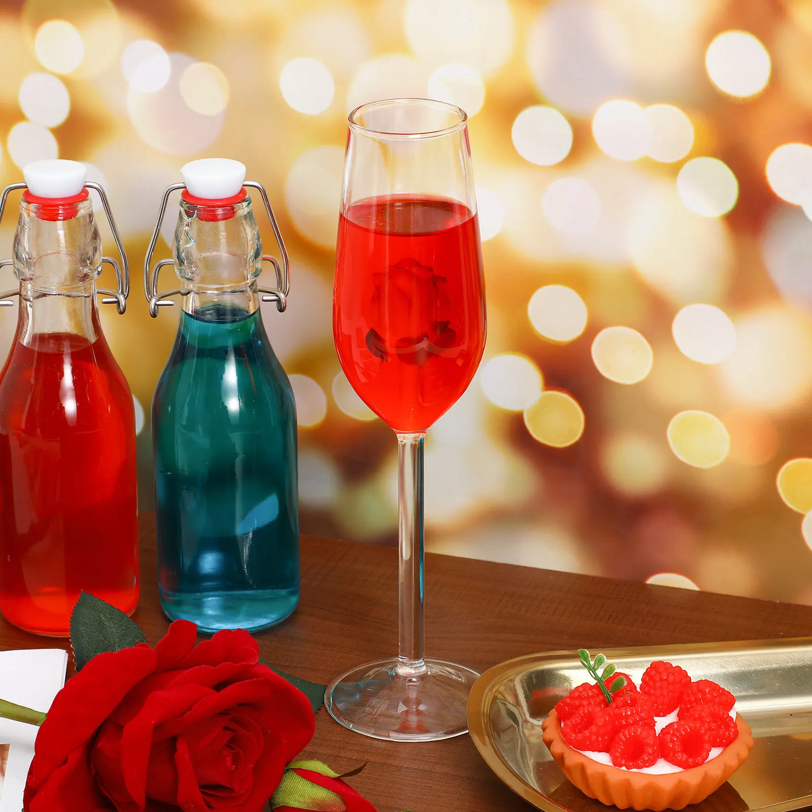 Rose Crystal Glass Goblet Crea - огляд і ціна Crystal Wine Glass