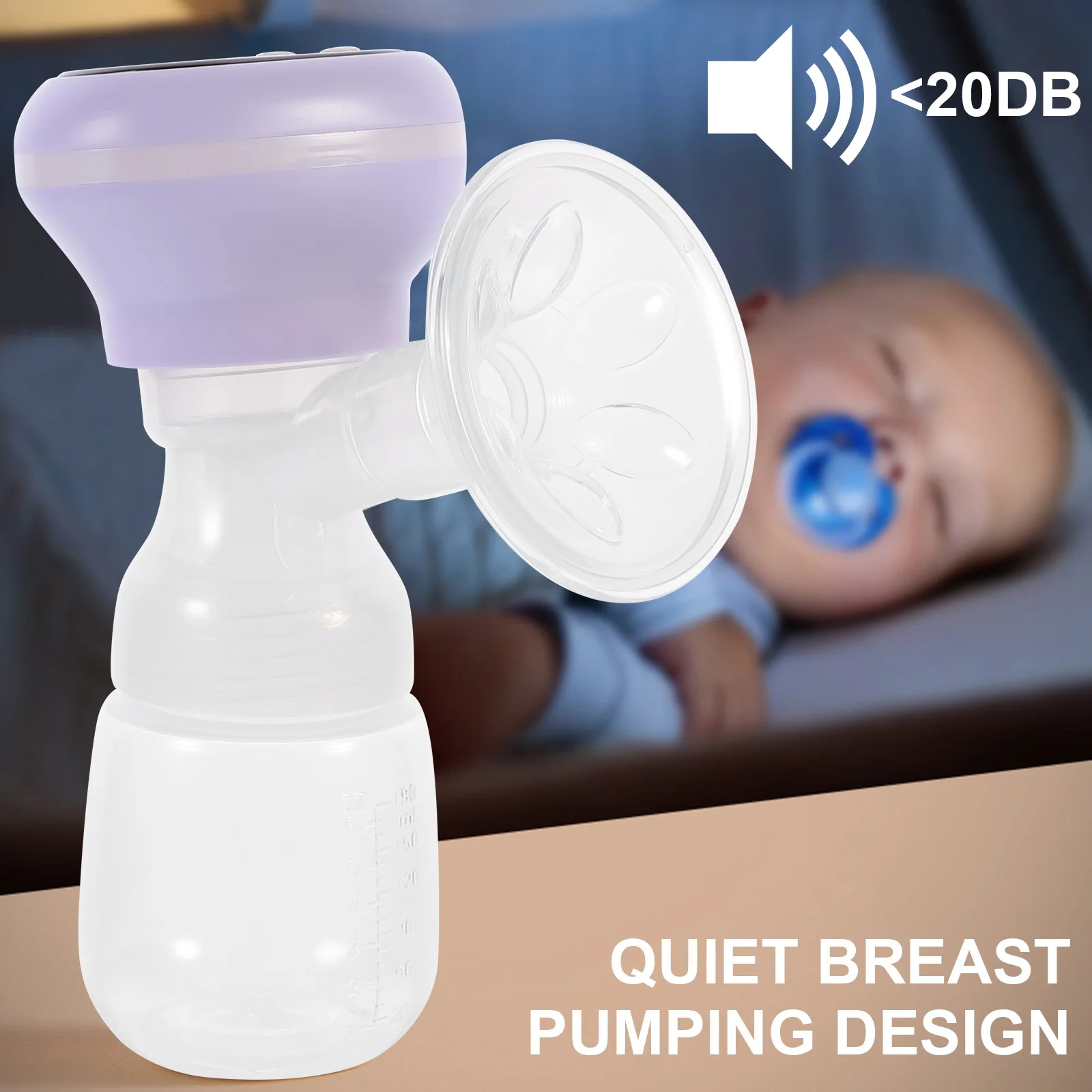 

1 комплект, электрическая односторонняя доильная машина, 9 передач, регулируемая USB перезаряжаемая экстрактор для молока, мягкий силикон