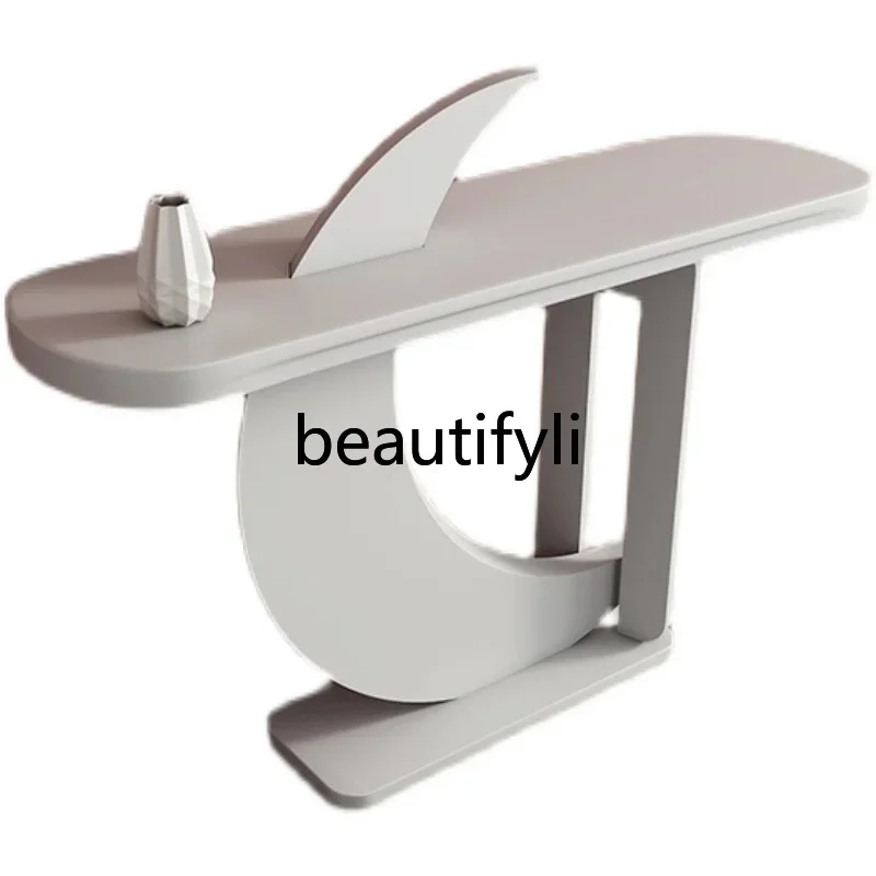 

A55 Entrance table New Chinese strip case Entrance, narrow table against the wall Corridor side table Solid wood strip