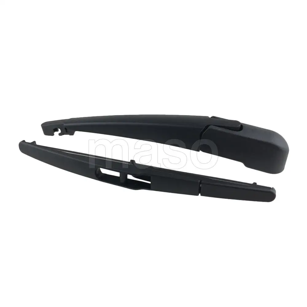 26677102 لسيارة شيفروليه لوفا RV 2016 بدائل مرفق ذراع الممسحة الخلفية السوداء مع أغطية الغطاء وشفرات الممسحة #1