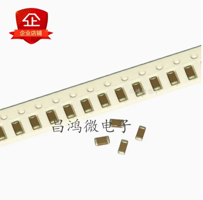 

50pcs Surface mount capacitor 1206 0.1UF 104K 100NF 50V X7R 10% non-polar capacitor MLCC