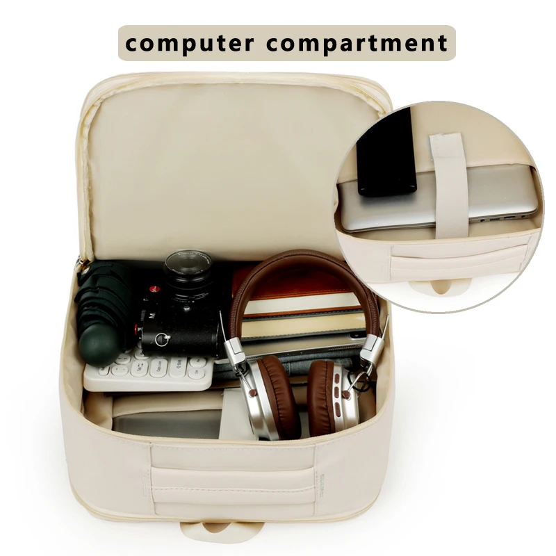 حقيبة ظهر للأعمال، حقيبة ظهر للسفر للرجال والنساء، حقيبة ظهر ذات سعة كبيرة، حقيبة ظهر للكمبيوتر المحمول مع فصل جاف ورطب