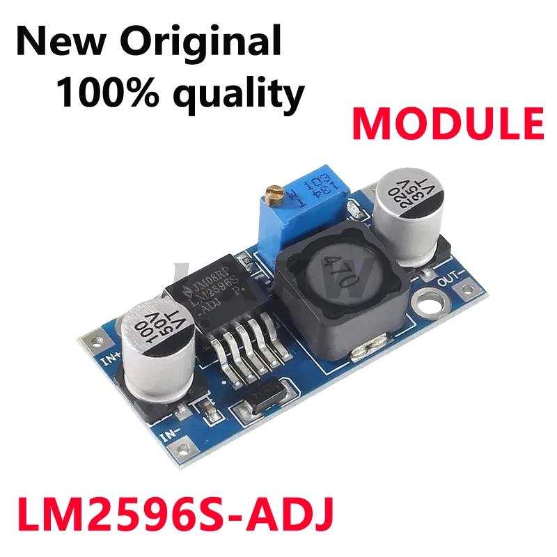 1/PCS New LM2596S DC-DC step-down power supply module 3A Adjustable voltage regulation 24V to 12V, 5V to 3V LM2596S-adj