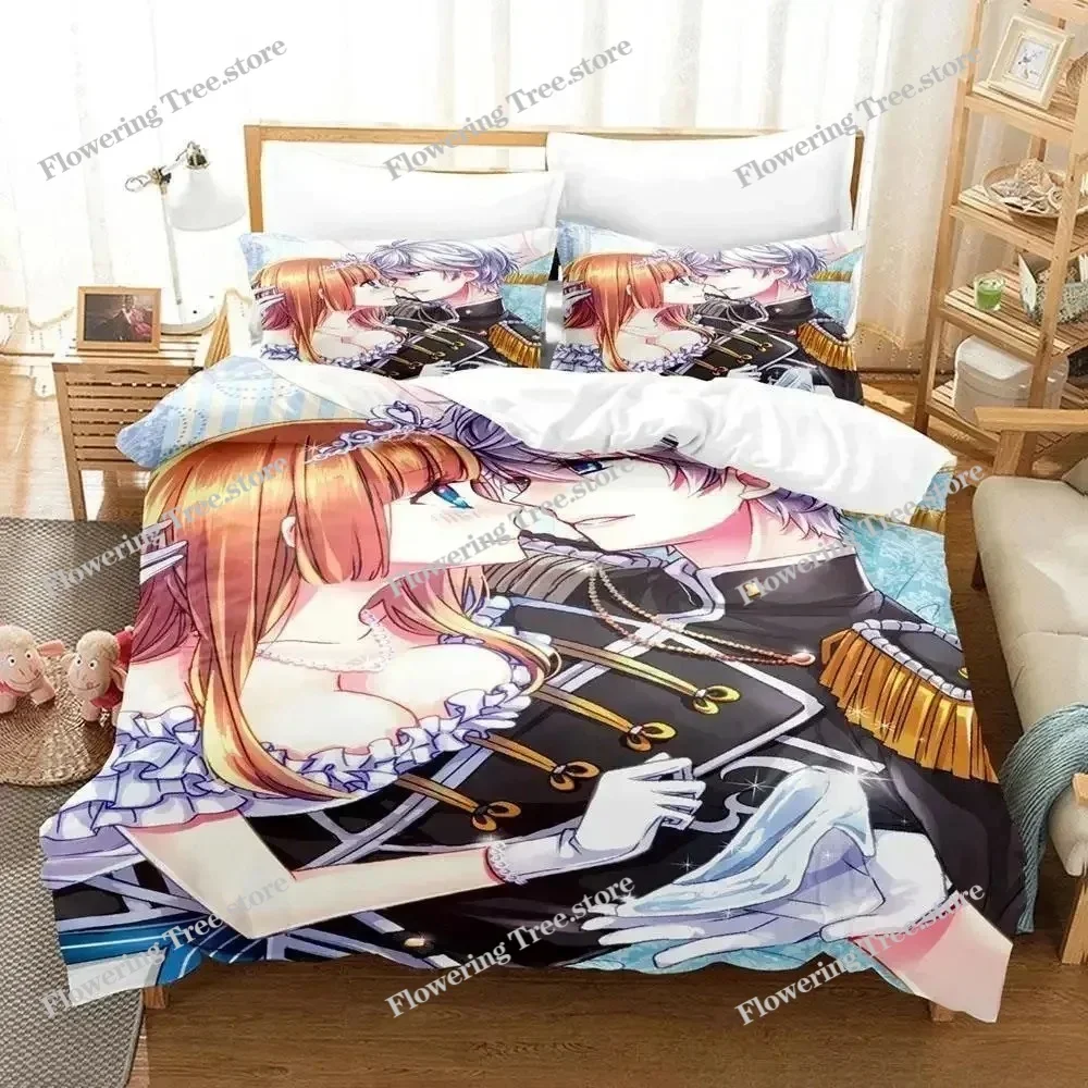 

Ensemble Stars Bedding Set Single Twin Full Queen King Size Bed Set Adult Kid Bedroom Duvet cover Sets 3D Anime Bed Sheet Set