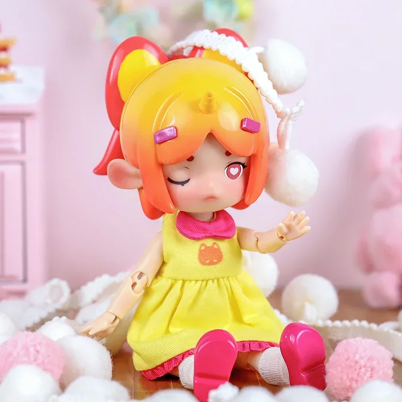 

Penny Box Obtisu11 Doll Blind Box toys Elf Unicorn OB11 1/12Bjd Dolls Action Figures Mystery Box Kawaii Model For Surprise Gift