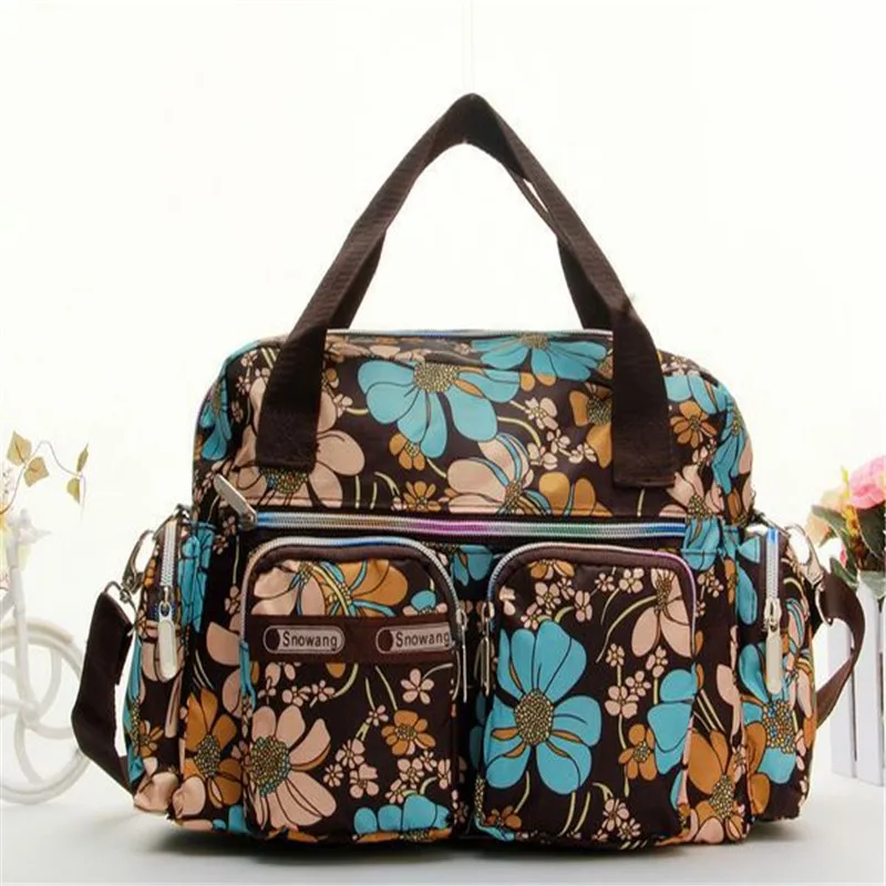 Women Handbag Shoulder Messenger Bag Casual Flower Printed  Large Capacity Waterproof Tote Bag Multiple Patterns To Choose Bag