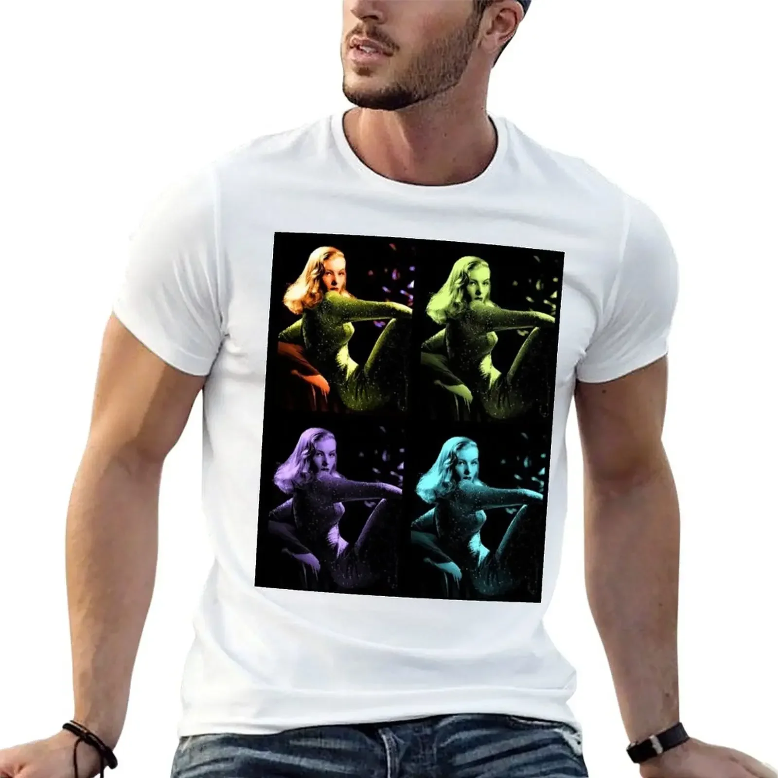 Veronica Lake #2 - Pop-Art by Jéanpaul Ferro T-Shirt boys whites korean fashion plus size tops men graphic t shirts