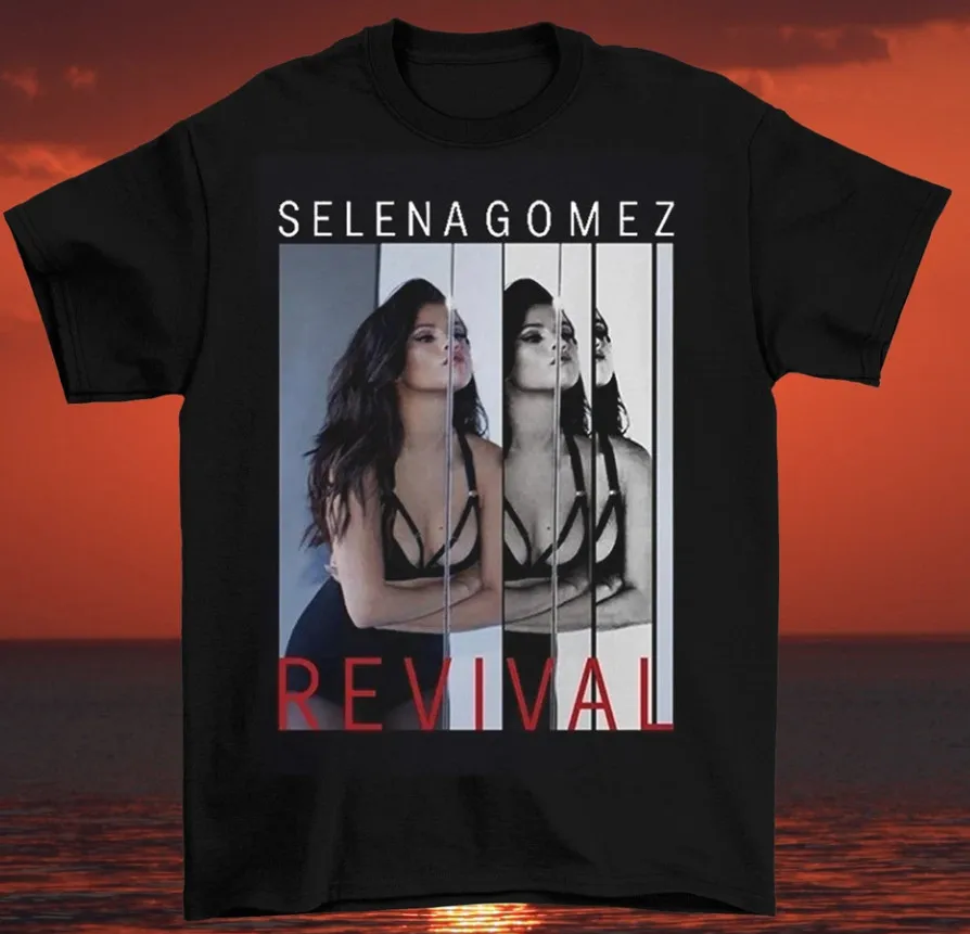 New Popular Selena Gomez Revival Short Sleeve T-shirt, S-5XL