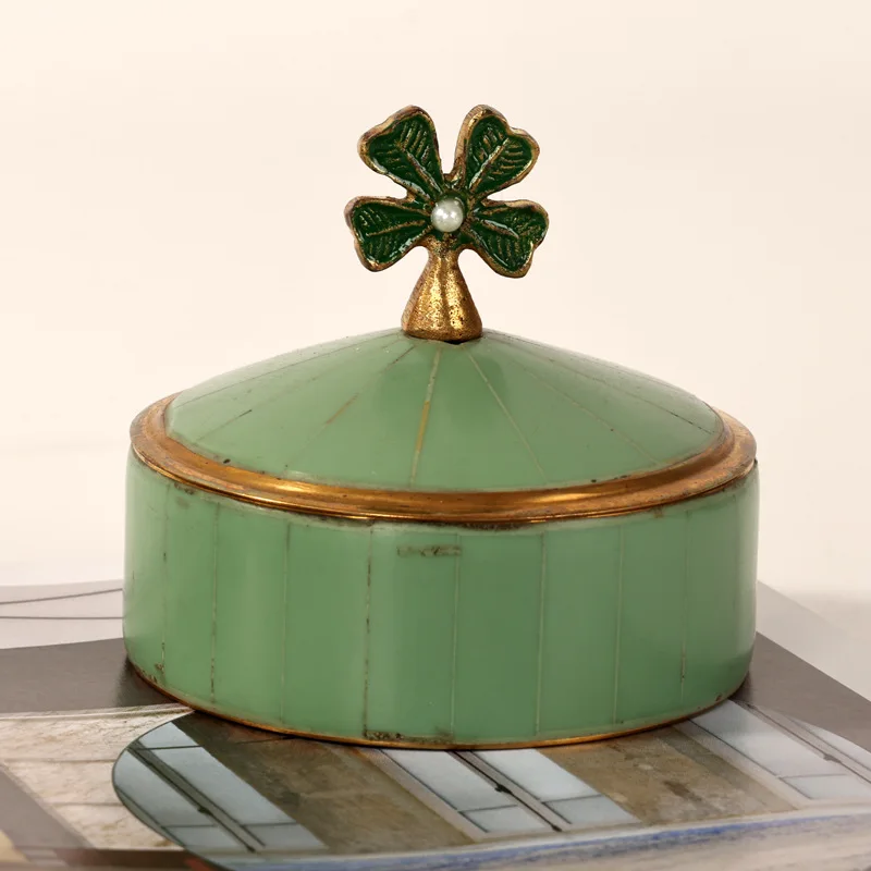 India imported retro jewelry storage box coffee shop model room personalized decorative ornament