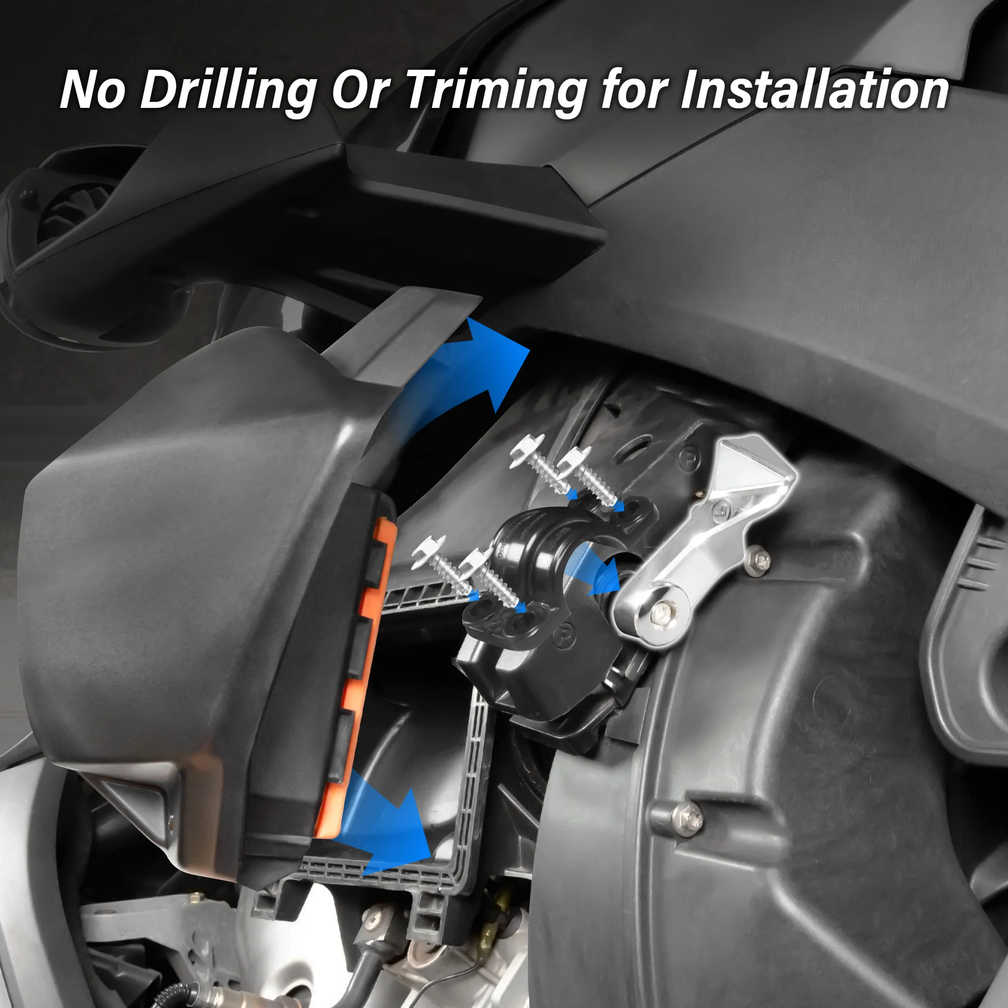 Parking Brake Lever Motorcycle Accessories Chrome Aluminum for Can-Am Ryker Rally Edition Sport 600 900 2019-2024 Accessories