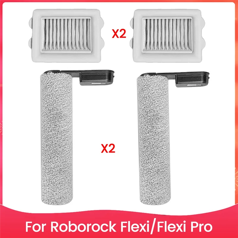 A01M-مجموعة ملحقات لـ Roborock Flexi/Flexi Pro مكنسة كهربائية لاسلكية محمولة فرشاة رئيسية قطع غيار فلتر Hepa