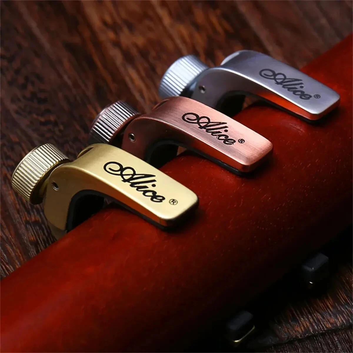Alice Guitar Capo Adjustable Roller Metal Perfect Quick Change Tune for Electric Acoustic Guitar, Bass, Violin