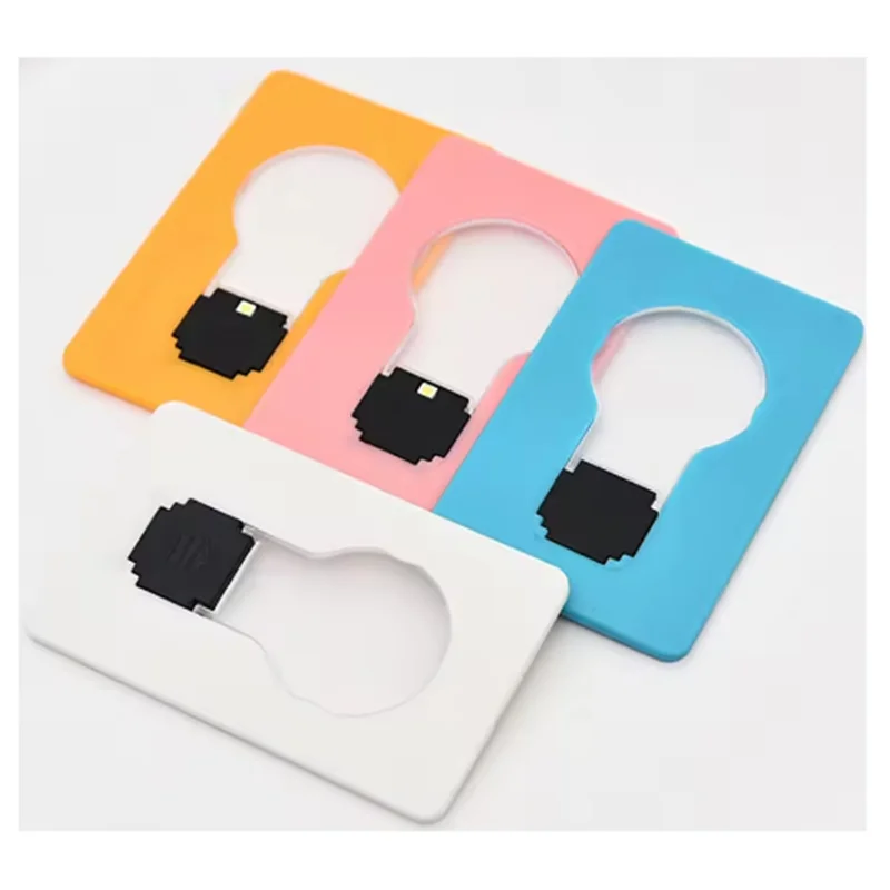 WORTHOWN-Iluminación de dormitorio simplificada: 8 tarjetas de bolsillo USB Mini luces nocturnas LED, diseño de ahorro de energía