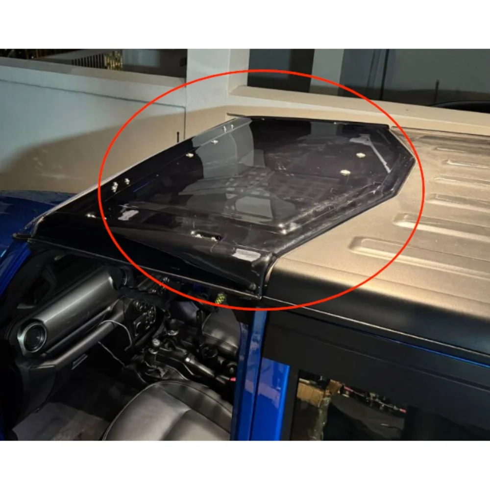 JL9060 Transparent Roof Top For Jeep Wrangler JL 2018+ Hard Front Roof Panel Replacement