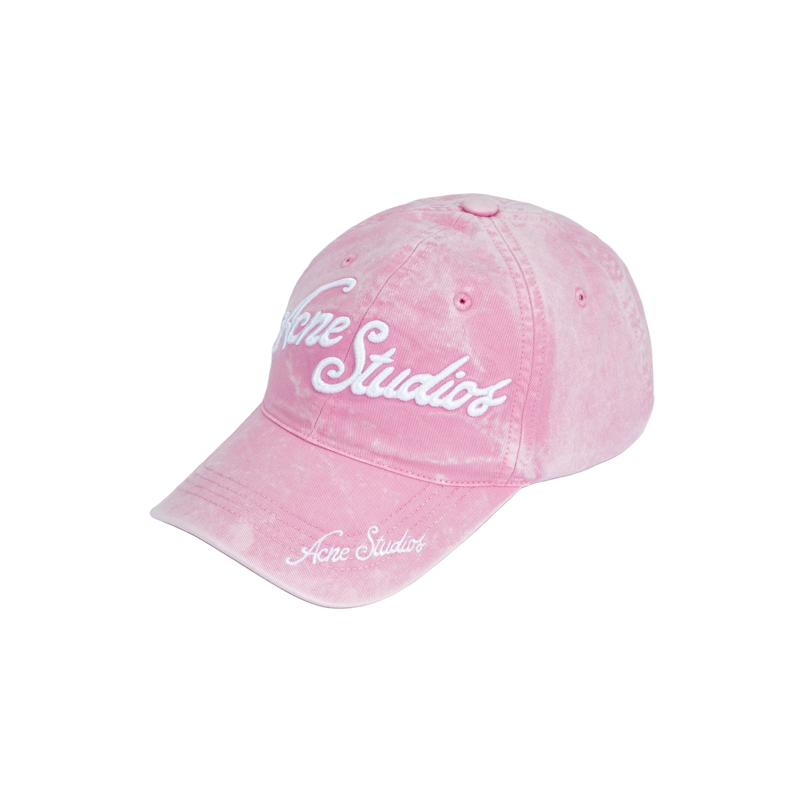 Acne Studios Organic Cotton Baseball Caps Unisex Pink C40416-BP5