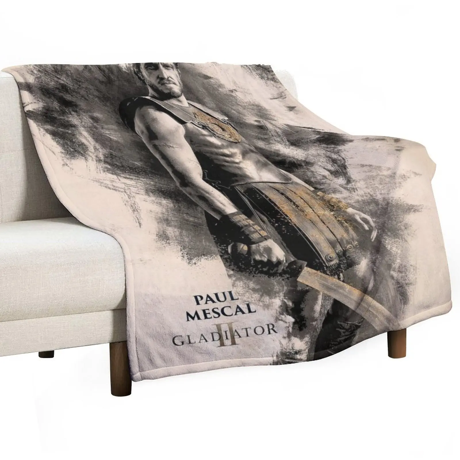 

Paul Mescal Gladiator 2 Throw Blanket Soft Designers Blankets