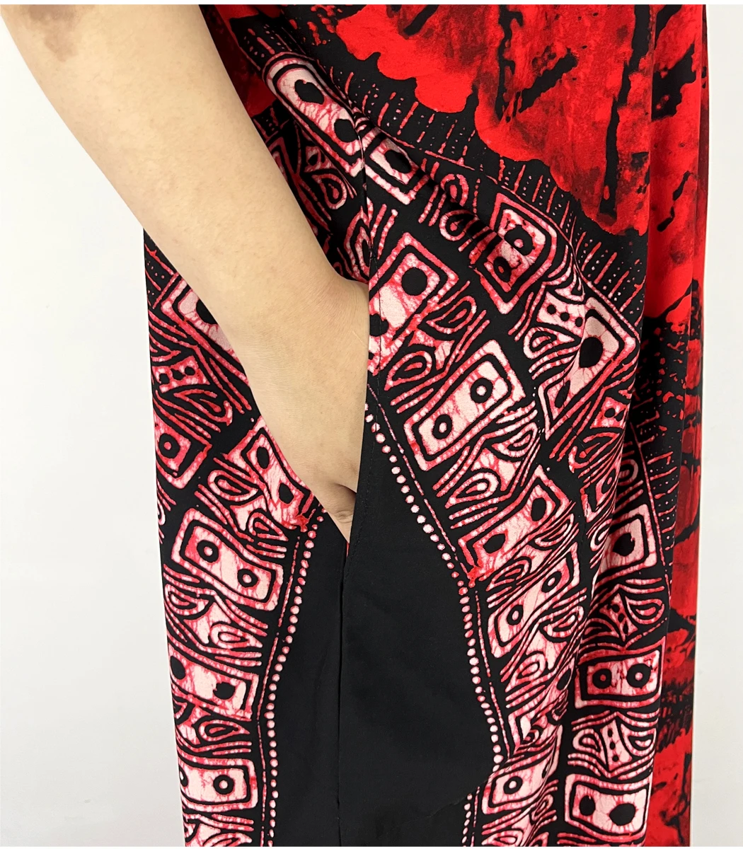 2026 Fashion Abayas For Women Floral Printed Boubou Loose Femme Robe Cotton Applique African Dubai Nigeria Dresses With Hijabs 6