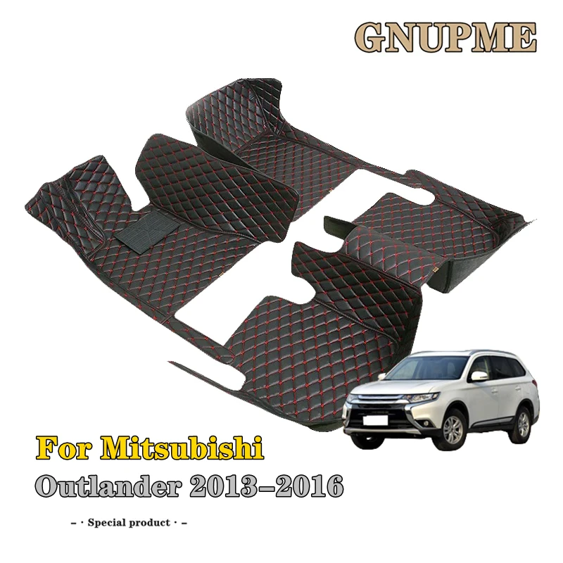 

Car Foot Pads For Mitsubishi Outlander 2013-2016 5-Seats Protective Pad Car Floor Mats Automobile Carpet Cover Car Protect Mats