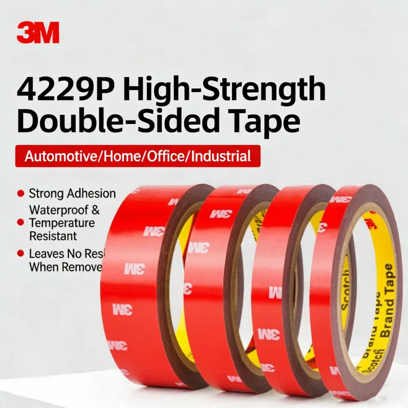 3M 4229P VHB Double Sided Adhesive Strong Traceless Waterproof Foam Adhesive Tape Car Special Thickening Tape  High Temperature