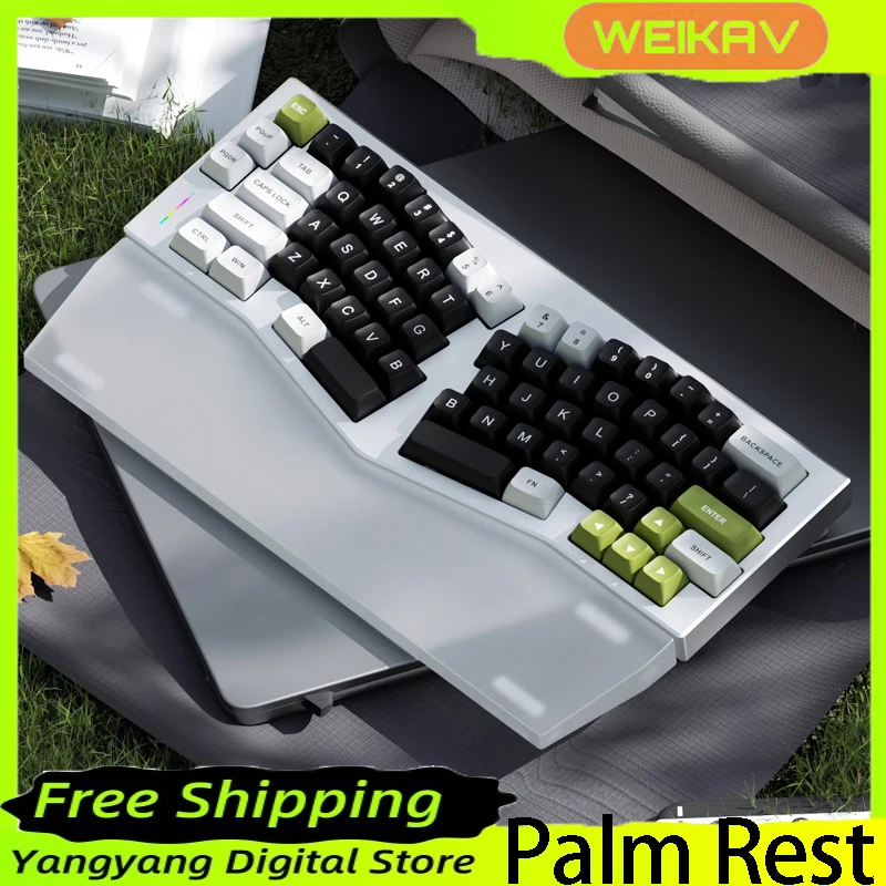 Weikav Record Alice Palm Rest Wrist Support Acrylic Hand Support Customized Keyboard Hand Rest Hand Protect Pc Gamer Accessories