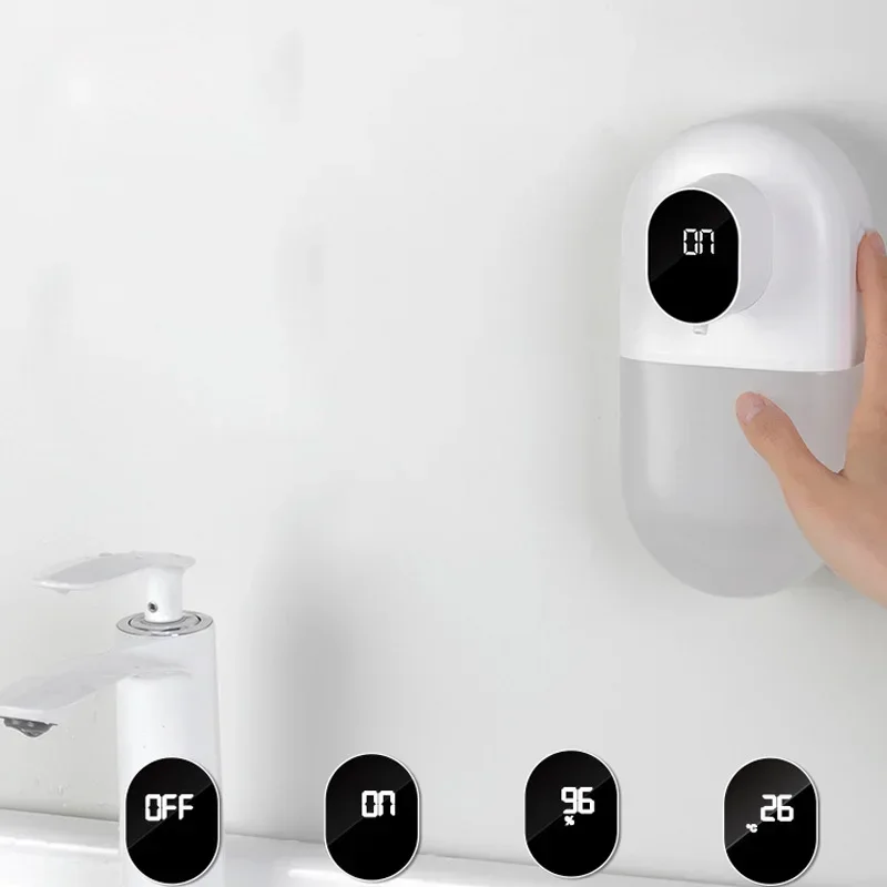 USB automatic mobile phone soap dispenser foam induction smart wall mounted soap dispenser bathroom accessories  500ml