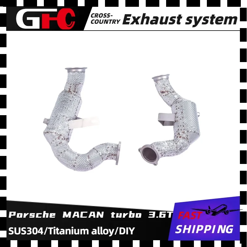 

GFC 200 cell catalytic pipe high-performance exhaust system for 2014-2017 Porsche MACAN turbo 3.6T
