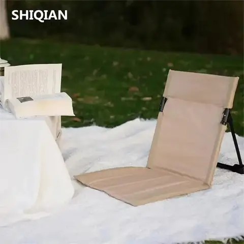 접이식 캠핑 의자, 야외 정원 공원, 1인용 게으른 의자, 등받이 쿠션, 피크닉 낚시 등받이 의자, 해변 의자