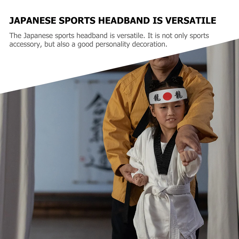 

2 шт., японская повязка на голову, хлопковая мягкая впитывающая пот спортивная повязка для каратэ, повязка на голову для приготовления пищи, шеф-повара, каратэ