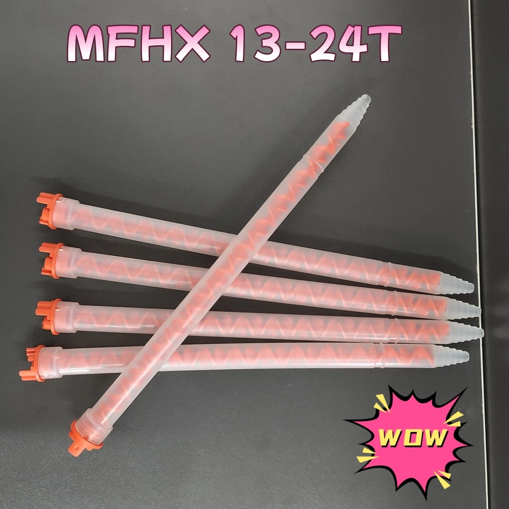 

MFHX 13-24T static mixer tip disposable glue mixing nozzle for two-component cartridge 50pcs