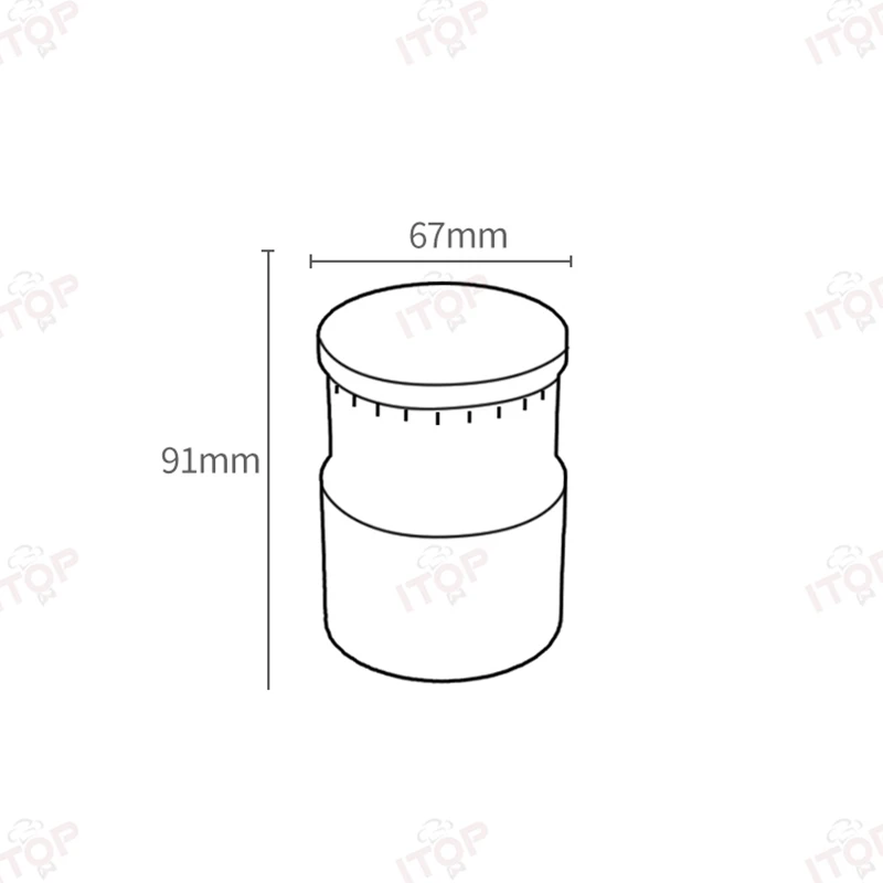 ITOP PTM-Plus 58.35/58.5MM Coffee Tamper Pneumatic Tamper Adjustable Pressure Tamper Flat Press/Threaded Use for 58MM Handle