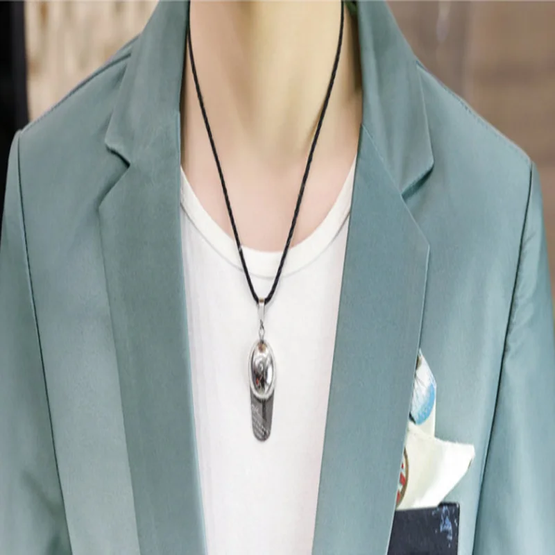 남성 슬림핏 블레이저 가을 패션 프린트 잘생긴 한국어 버전 캐주얼 싱글 브레스트 연회 부티크 스타일