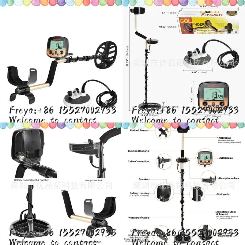 FS2 Gold Bug Metal Detector Archaeology High Precision Treasure Hunt Treasure Detector Underground Gold