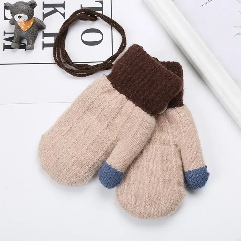 N5KB TODDLER MITTENS LING GLOVES KNITTIT