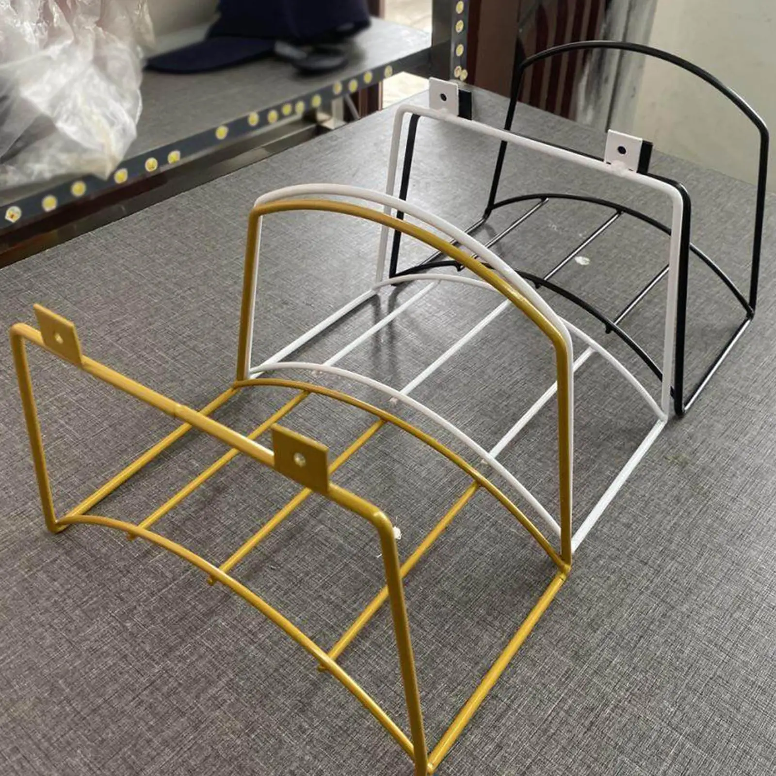 Metal Garden Hose Holder Wall Mounted Storage Bracket Sturdy Water Tube Hanger for Backyard Home