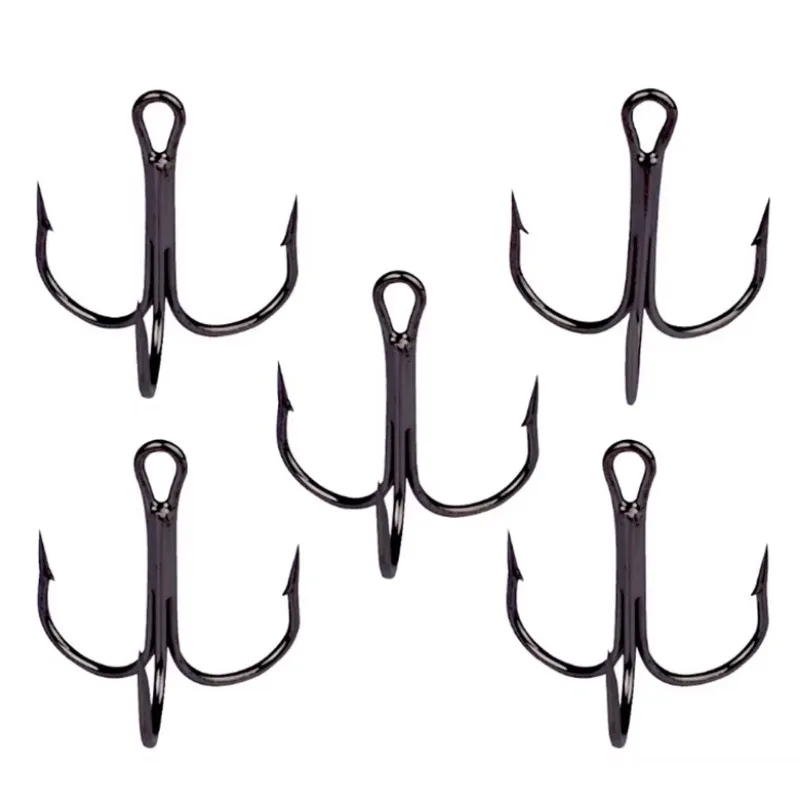 500pcs Treble Hooks Triple Stinger Fishhook Saltwater or Freshwater Fishing Hook for Accessories